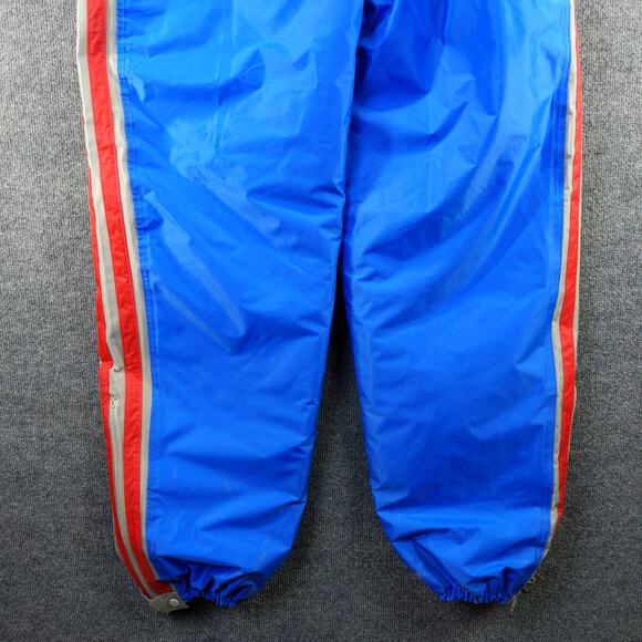 Unbranded Insulated Snow Pants Overalls Size XL Blue Red White Stripes - Picture 9 of 12